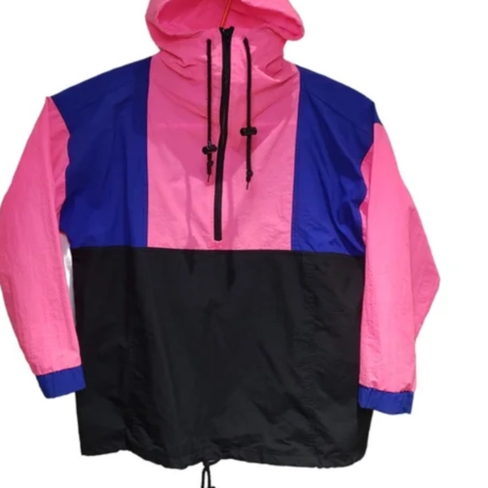 Vintage 90’s Active Elements Large Nylon Windbrea… - image 1